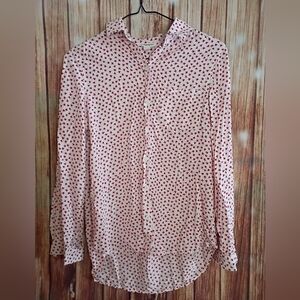 beachlunchlounge Tiny Flower Button Down Shirt